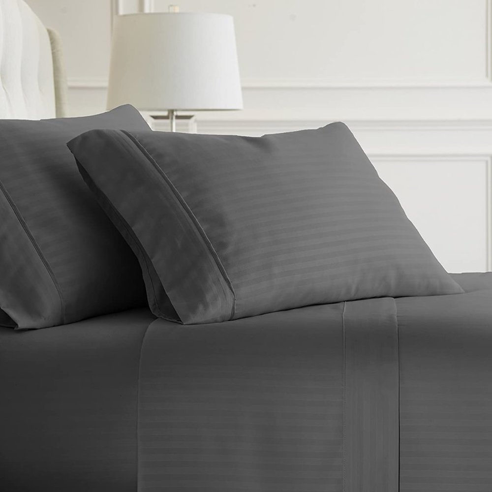 COPY - Hotel Home Collection Embossed Plaid Sheets
